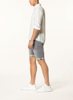 pierre cardin Jeansshorts LYON Modern Fit, Farbe: 9834 grey used buffies (Bild 1)
