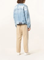 Palm Angels Denim jacket, Color: LIGHT BLUE (Image 1)