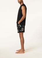 Nike Sweatshorts YOGA THERMA-FIT, Farbe: SCHWARZ/ WEISS (Bild 1)
