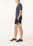 Nike 2-in-1-Laufshorts DRI-FIT HERITAGE, Farbe: DUNKELBLAU (Bild 1)
