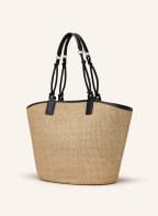 Lala Berlin Shopper MARION mit Pailletten, Farbe: BEIGE/ SCHWARZ (Bild 1)