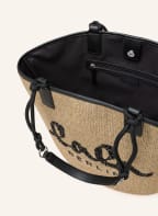 Lala Berlin Shopper MARION mit Pailletten, Farbe: BEIGE/ SCHWARZ (Bild 1)