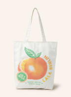 Lala Berlin Shopper MIA, Farbe: WEISS/ ORANGE (Bild 1)