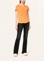MOS MOSH T-Shirt PAULINA, Farbe: BEIGE/ ORANGE (Bild 1)