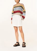 DAILY PAPER Cropped-Pullover REKWARA, Farbe: CAMEL/ HELLBLAU/ DUNKELROT (Bild 1)