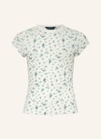 POLO RALPH LAUREN T-Shirt mit Spitze, Farbe: WEISS/ BLAU/ GRÜN (Bild 1)