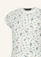 POLO RALPH LAUREN T-Shirt mit Spitze, Farbe: WEISS/ BLAU/ GRÜN (Bild 1)