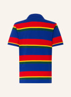 POLO RALPH LAUREN Piqué-Poloshirt, Farbe: BLAU/ ROT/ DUNKELGELB (Bild 1)