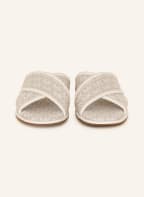 MICHAEL KORS Slides GIDEON , Color: LIGHT BROWN/ WHITE (Image 1)