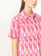 MAERZ MUENCHEN Hemdbluse , Farbe: WEISS/ PINK/ FUCHSIA (Bild 1)