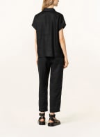 MAERZ MUENCHEN Hemdbluse aus Leinen, Farbe: SCHWARZ (Bild 1)