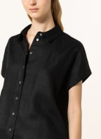 MAERZ MUENCHEN Hemdbluse aus Leinen, Farbe: SCHWARZ (Bild 1)