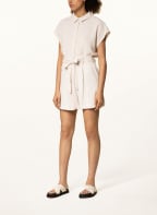 VILA Shorts mit Leinen, Farbe: CREME (Bild 1)