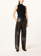Calvin Klein Lederhose, Farbe: SCHWARZ (Bild 1)