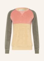 COLOURS & SONS Frotteeshirt, Farbe: HELLBRAUN/ ROSÉ/ KHAKI (Bild 1)