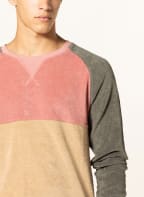 COLOURS & SONS Frotteeshirt, Farbe: HELLBRAUN/ ROSÉ/ KHAKI (Bild 1)