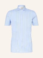 OLYMP Kurzarm-Hemd Luxor 24/Seven modern fit aus Jersey, Farbe: HELLBLAU/ WEISS (Bild 1)