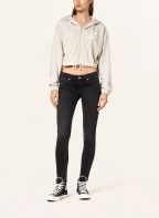 TOMMY JEANS Cropped-Sweatjacke, Farbe: BEIGE (Bild 1)