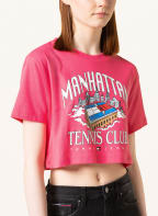 TOMMY JEANS Cropped-Shirt, Farbe: PINK (Bild 1)