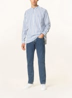 TOMMY HILFIGER Hemd Regular Fit mit Stehkragen, Farbe: WEISS/ HELLGRAU (Bild 1)