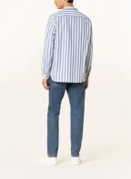 TOMMY HILFIGER Hemd Regular Fit mit Stehkragen, Farbe: WEISS/ HELLGRAU (Bild 1)