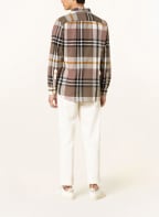 TOMMY HILFIGER Hemd Regular Fit mit Leinen , Farbe: BRAUN/ KHAKI/ CREME (Bild 1)