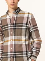 TOMMY HILFIGER Hemd Regular Fit mit Leinen , Farbe: BRAUN/ KHAKI/ CREME (Bild 1)