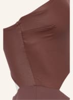 Calvin Klein One-Soulder-Badeanzug DUO SHINE , Farbe: BRAUN (Bild 1)
