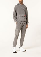 HUGO Cargo-Sweatpants DHOENYX, Farbe: DUNKELGRAU (Bild 1)