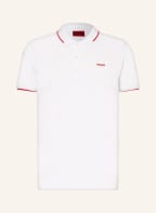 HUGO Piqué-Poloshirt DINOSO Slim Fit, Farbe: WEISS (Bild 1)