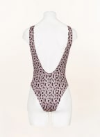 HUGO Badeanzug NEW RETRO, Farbe: SCHWARZ/ NUDE/ WEISS (Bild 1)