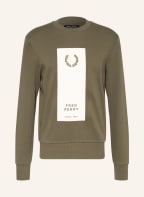 FRED PERRY Sweatshirt, Farbe: OLIV (Bild 1)