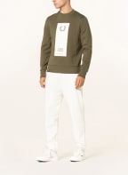 FRED PERRY Sweatshirt, Farbe: OLIV (Bild 1)