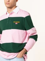 POLO RALPH LAUREN Rugbyshirt, Farbe: PINK/ GRÜN (Bild 1)