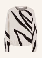 oui Pullover , Farbe: SCHWARZ/ CREME (Bild 1)
