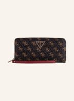 GUESS Wallet LAUREL, Color: DARK BROWN/ BROWN (Image 1)