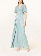 ADRIANNA PAPELL Abendkleid mit Glitzergarn, Farbe: TÜRKIS (Bild 1)