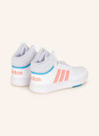 adidas Hightop-Sneaker HOOPS MID 3.0, Farbe: WEISS/ NEONPINK/ HELLBLAU (Bild 1)