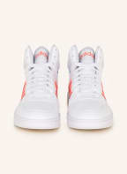 adidas Hightop-Sneaker HOOPS MID 3.0, Farbe: WEISS/ NEONPINK/ HELLBLAU (Bild 1)