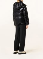 MONCLER Down jacket ABBAYE with removable hood, Color: BLACK (Image 1)