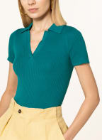 MAX & Co. Strick-Poloshirt SIGMA, Farbe: PETROL (Bild 1)