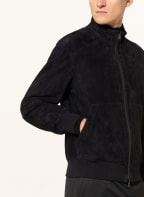 BOSS Lederblouson MIKA, Farbe: DUNKELBLAU (Bild 1)