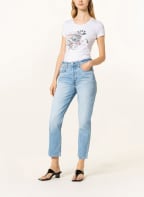 GUESS T-shirt ANUKE with glitter thread, Color: WHITE (Image 1)