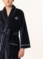 GANT HOME Unisex bathrobe, Color: DARK BLUE (Image 1)