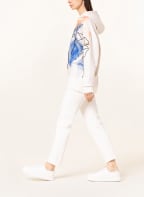 BOSS Hoodie EHANNA, Farbe: BLAU/ WEISS/ HELLORANGE (Bild 1)