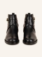 BURBERRY Stiefeletten, Farbe: SCHWARZ/ BEIGE/ ROT (Bild 1)