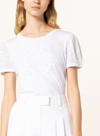 LAUREN RALPH LAUREN T-Shirt UPTOWN mit Lochspitze , Farbe: WEISS (Bild 1)