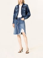 DSQUARED2 Jeansjacke ICON SPLATTER , Farbe: 470 BLUE NAVY (Bild 1)
