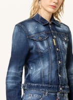 DSQUARED2 Jeansjacke ICON SPLATTER , Farbe: 470 BLUE NAVY (Bild 1)