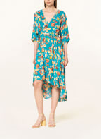 DIANE VON FURSTENBERG Wickelkleid ELOISE, Farbe: TÜRKIS/ ROT/ HELLROSA (Bild 1)
